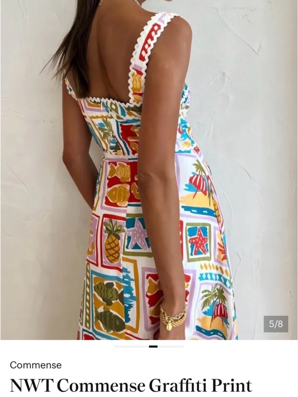 Commense Multicolor Graphic Print Maxi Dress - Picture 3 of 7